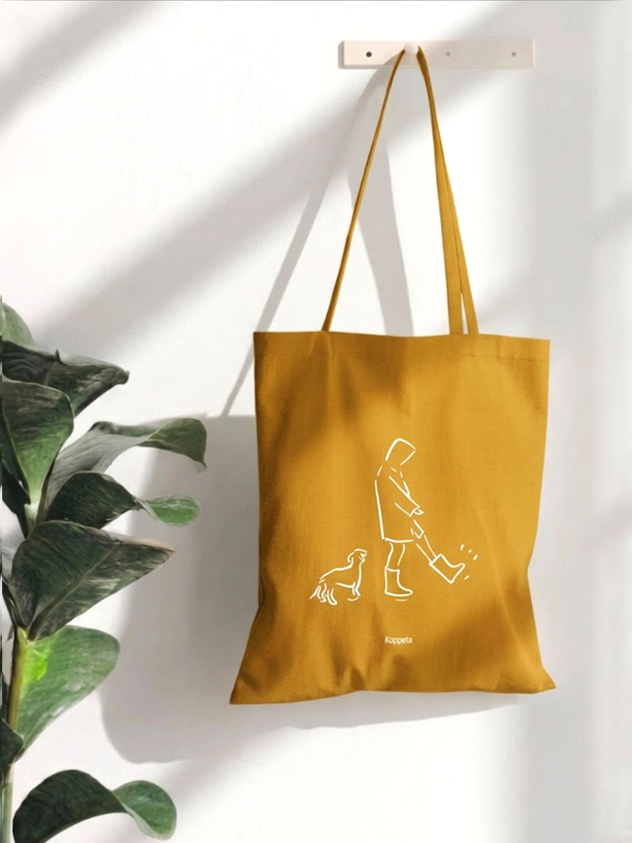 Totebag Txakurra eta katiuskak